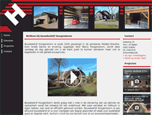 Tablet Screenshot of bouwbedrijfhoogendoorn.com